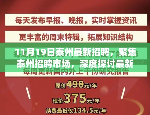 11月19日泰州招聘市场深度解析与个人发展机遇探讨