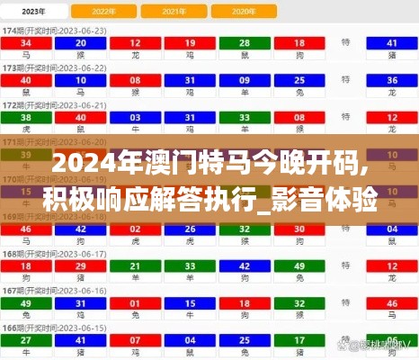 2024年澳门特马今晚开码,积极响应解答执行_影音体验版KWQ6.54