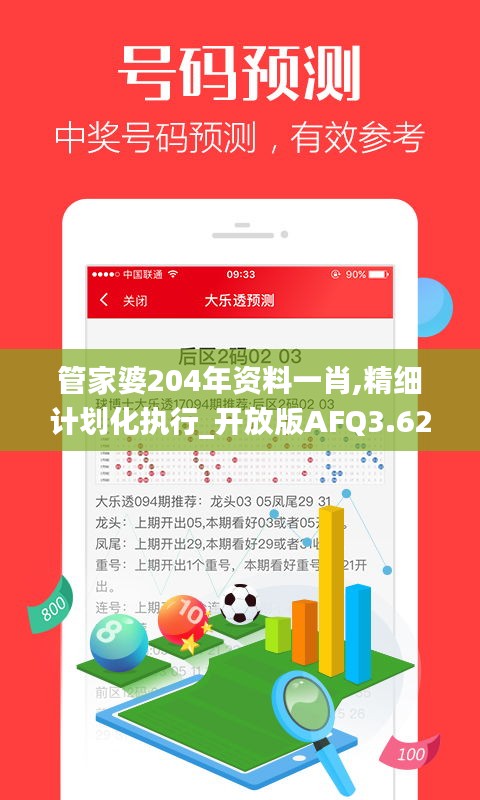 管家婆204年资料一肖,精细计划化执行_开放版AFQ3.62