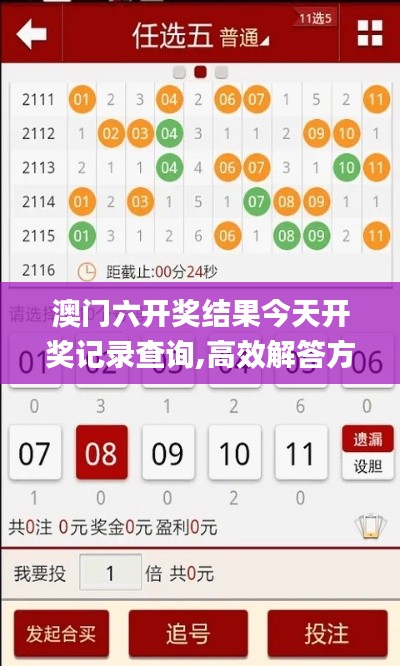 澳门六开奖结果今天开奖记录查询,高效解答方案管理_可靠性版HAM5.11