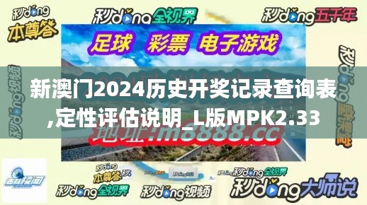 新澳门2024历史开奖记录查询表,定性评估说明_L版MPK2.33