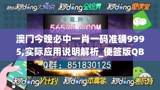 澳门今晚必中一肖一码准确9995,实际应用说明解析_便签版QBJ1.37