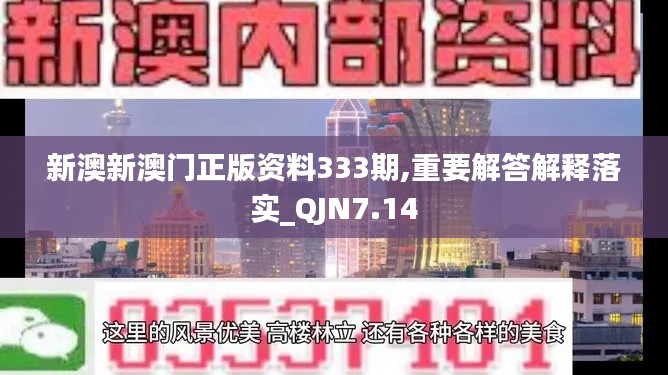 新澳新澳门正版资料333期,重要解答解释落实_QJN7.14