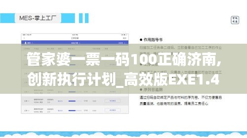 管家婆一票一码100正确济南,创新执行计划_高效版EXE1.41