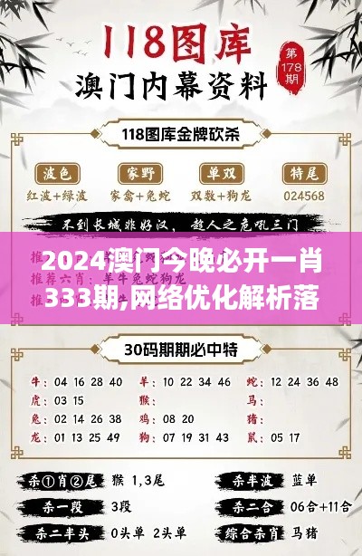 2024澳门今晚必开一肖333期,网络优化解析落实_NEV6.53