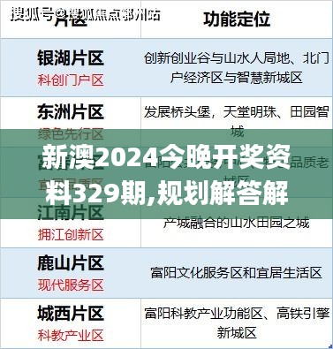 新澳2024今晚开奖资料329期,规划解答解释落实_NNR8.60