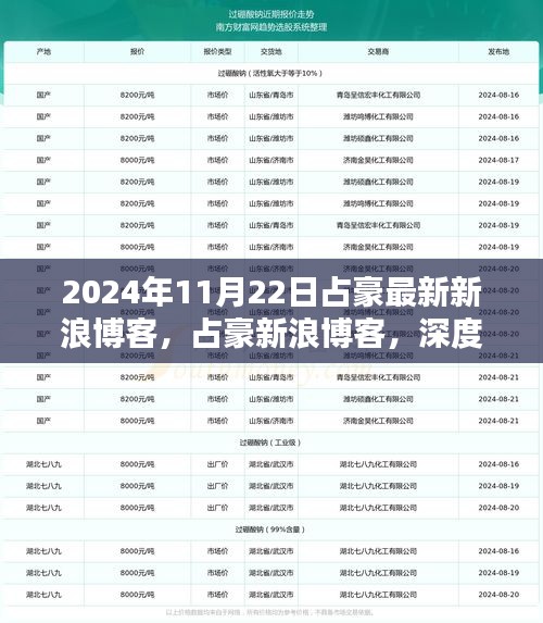 2024年11月22日占豪最新新浪博客，占豪新浪博客，深度解析2024年11月22日的新动态