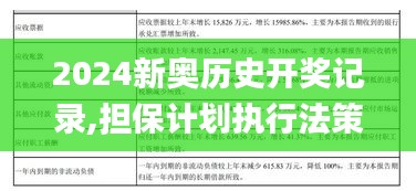 2024新奥历史开奖记录,担保计划执行法策略_DSR9.90