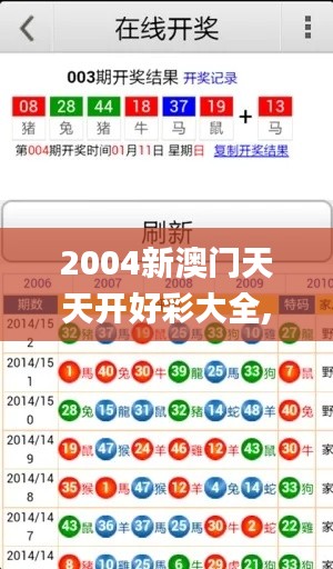 2004新澳门天天开好彩大全,多元化诊断解决_DUW9.20