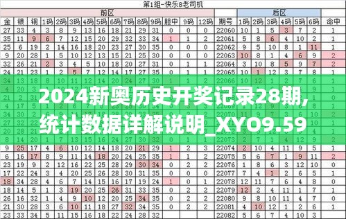 2024新奥历史开奖记录28期,统计数据详解说明_XYO9.59