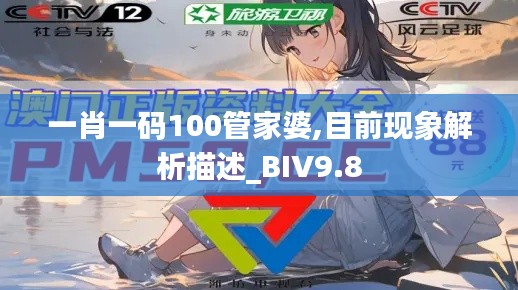 一肖一码100管家婆,目前现象解析描述_BIV9.8