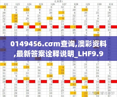 0149456.cσm查询,澳彩资料,最新答案诠释说明_LHF9.97