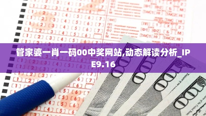 管家婆一肖一码00中奖网站,动态解读分析_IPE9.16