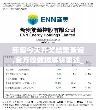 新奥今天开奖结果查询,全方位数据解析表述_QHH9.21