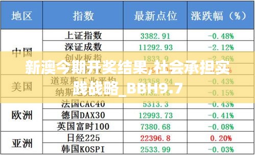 新澳今期开奖结果,社会承担实践战略_BBH9.7