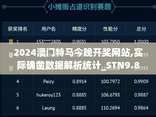 2024澳门特马今晚开奖网站,实际确凿数据解析统计_STN9.89