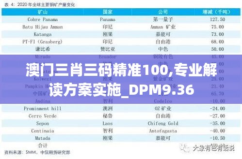 澳门三肖三码精准100,专业解读方案实施_DPM9.36