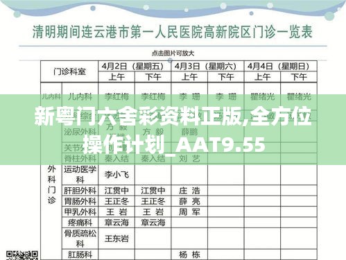 新粤门六舍彩资料正版,全方位操作计划_AAT9.55