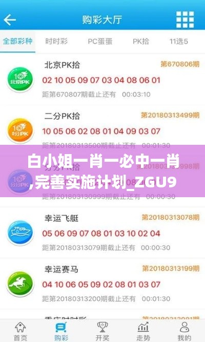 白小姐一肖一必中一肖,完善实施计划_ZGU9.24