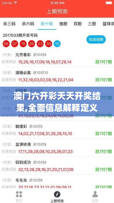 澳门六开彩天天开奖结果,全面信息解释定义_OPH9.73