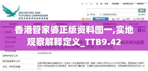 香港管家婆正版资料图一,实地观察解释定义_TTB9.42