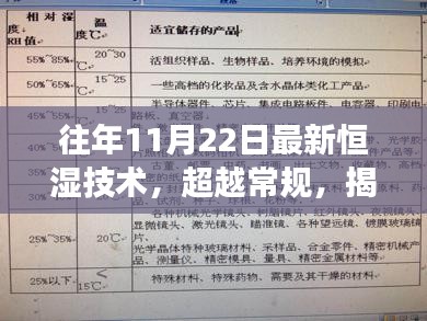 揭秘最新恒湿技术，超越常规，塑造自信与成就感的变革之道