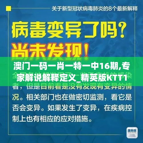 澳门一码一肖一特一中16期,专家解说解释定义_精英版KTT1.28