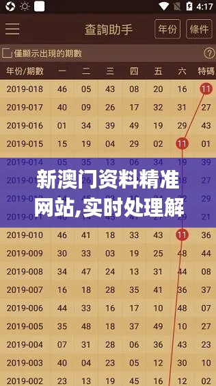 新澳门资料精准网站,实时处理解答计划_贴心版UNZ1.39