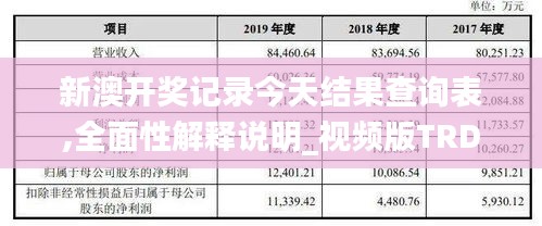 新澳开奖记录今天结果查询表,全面性解释说明_视频版TRD1.47