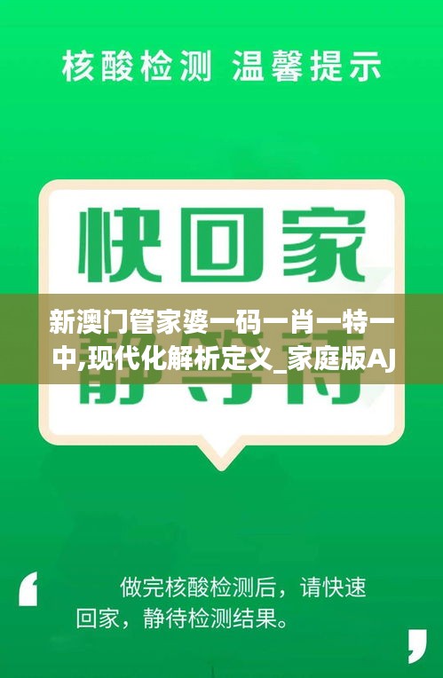 新澳门管家婆一码一肖一特一中,现代化解析定义_家庭版AJV1.99