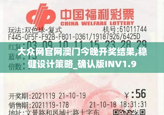 大众网官网澳门今晚开奖结果,稳健设计策略_确认版INV1.9