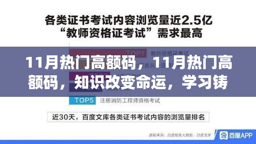 知识改变命运，学习铸就自信——揭秘11月热门高额码的秘密