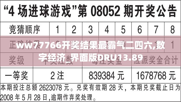 ww77766开奖结果最霸气二四六,数字经济_界面版DRU13.89