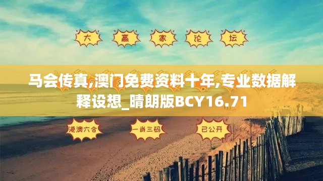 马会传真,澳门免费资料十年,专业数据解释设想_晴朗版BCY16.71