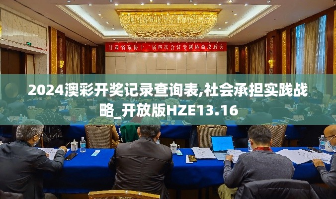 2024澳彩开奖记录查询表,社会承担实践战略_开放版HZE13.16