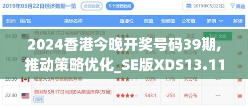 2024香港今晚开奖号码39期,推动策略优化_SE版XDS13.11