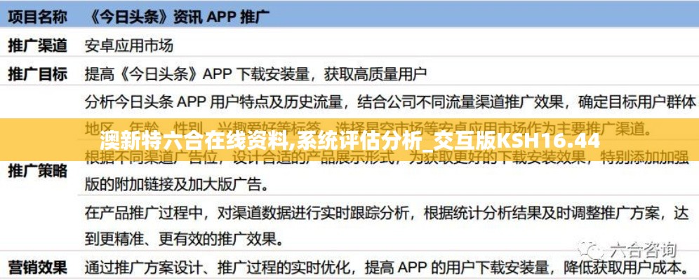 澳新特六合在线资料,系统评估分析_交互版KSH16.44