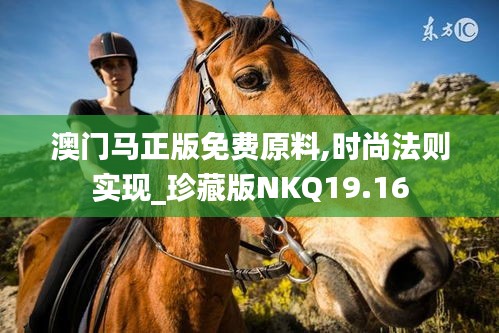 澳门马正版免费原料,时尚法则实现_珍藏版NKQ19.16