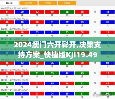 2024澳门六开彩开,决策支持方案_快捷版KJI19.49