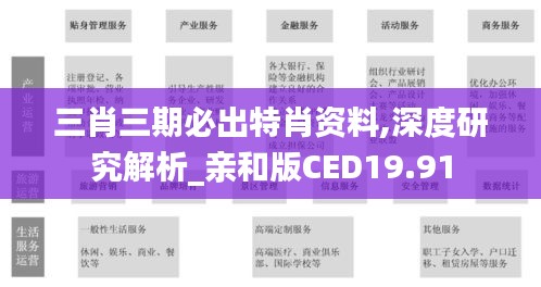 三肖三期必出特肖资料,深度研究解析_亲和版CED19.91