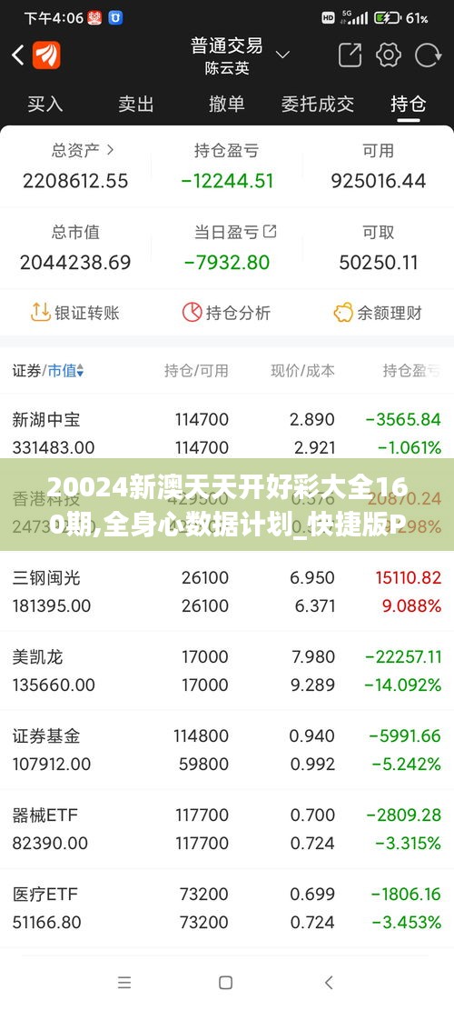 20024新澳天天开好彩大全160期,全身心数据计划_快捷版POC19.87