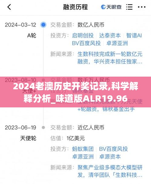 2024老澳历史开奖记录,科学解释分析_味道版ALR19.96