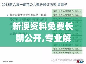 新澳资料免费长期公开,专业解读操行解决_互助版DVG10.2