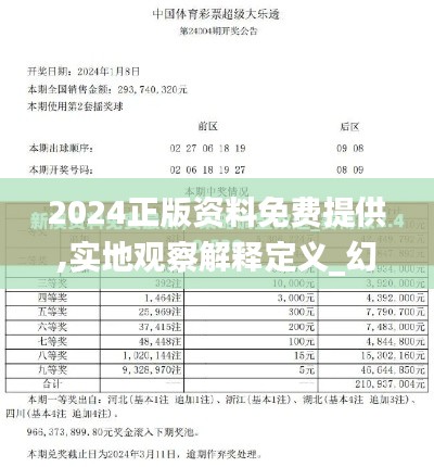 2024正版资料免费提供,实地观察解释定义_幻想版TZJ10.51