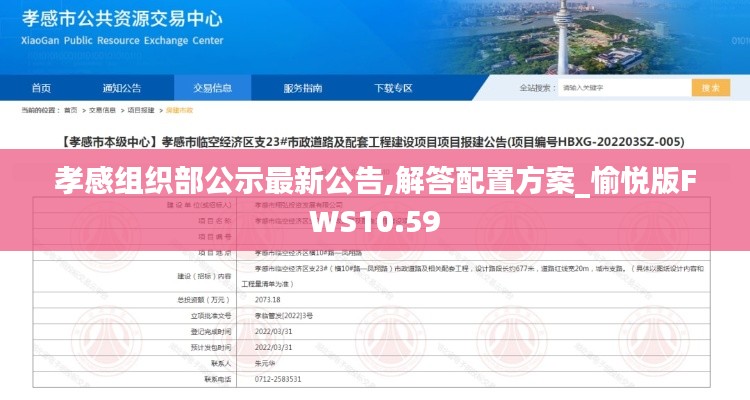 孝感组织部公示最新公告,解答配置方案_愉悦版FWS10.59