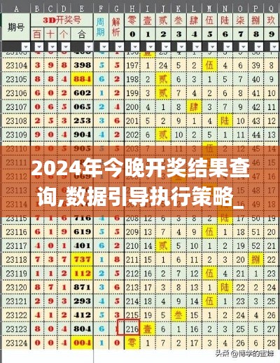 2024年今晚开奖结果查询,数据引导执行策略_潮流版NHL19.87