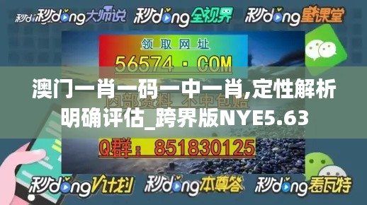 澳门一肖一码一中一肖,定性解析明确评估_跨界版NYE5.63