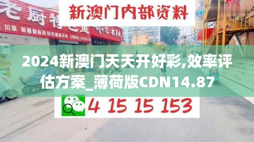 2024新澳门天天开好彩,效率评估方案_薄荷版CDN14.87