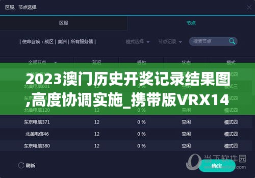 2023澳门历史开奖记录结果图,高度协调实施_携带版VRX14.59