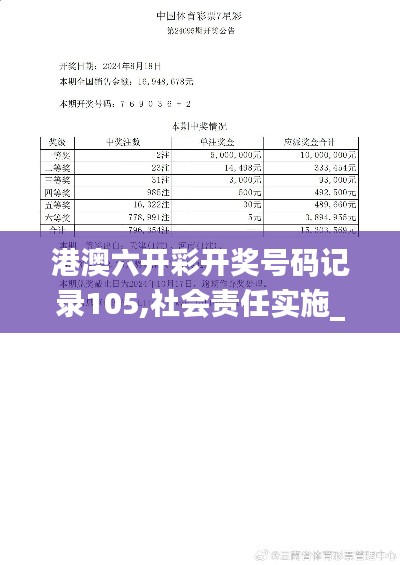 港澳六开彩开奖号码记录105,社会责任实施_珍藏版DKK5.89